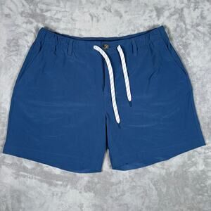 Chubbies Everywhere Shorts Men’s XL Blue 6” Inseam Stretch Casual